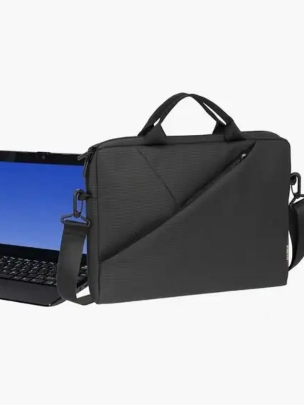 Rivacase Black Laptop Bag Messenger Case